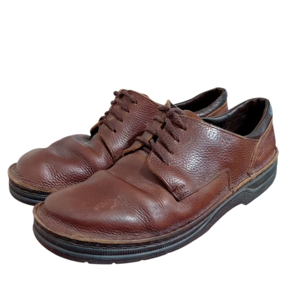 Naot Denali Men's Brown Leather Oxford Comfort Work Shoe Size 12